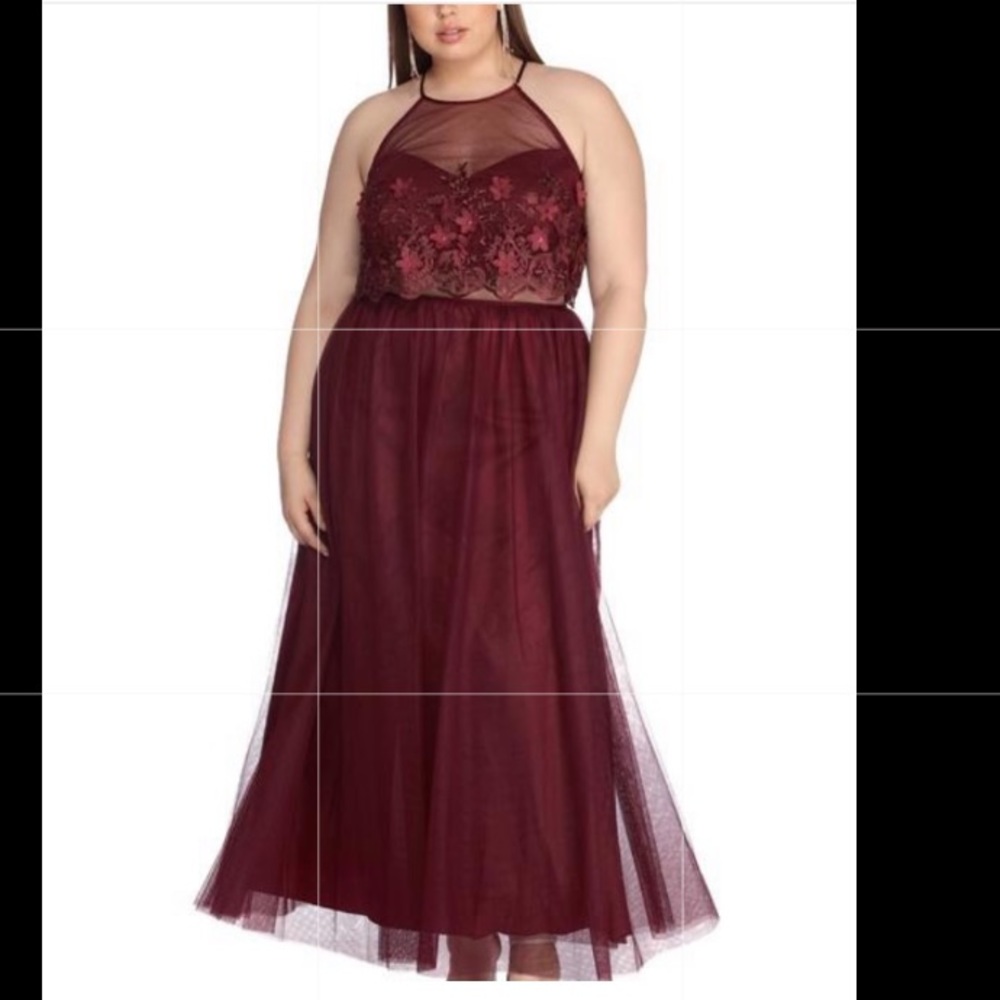NWT BEAUTIFUL Tulle Dress with Flowers 🌹